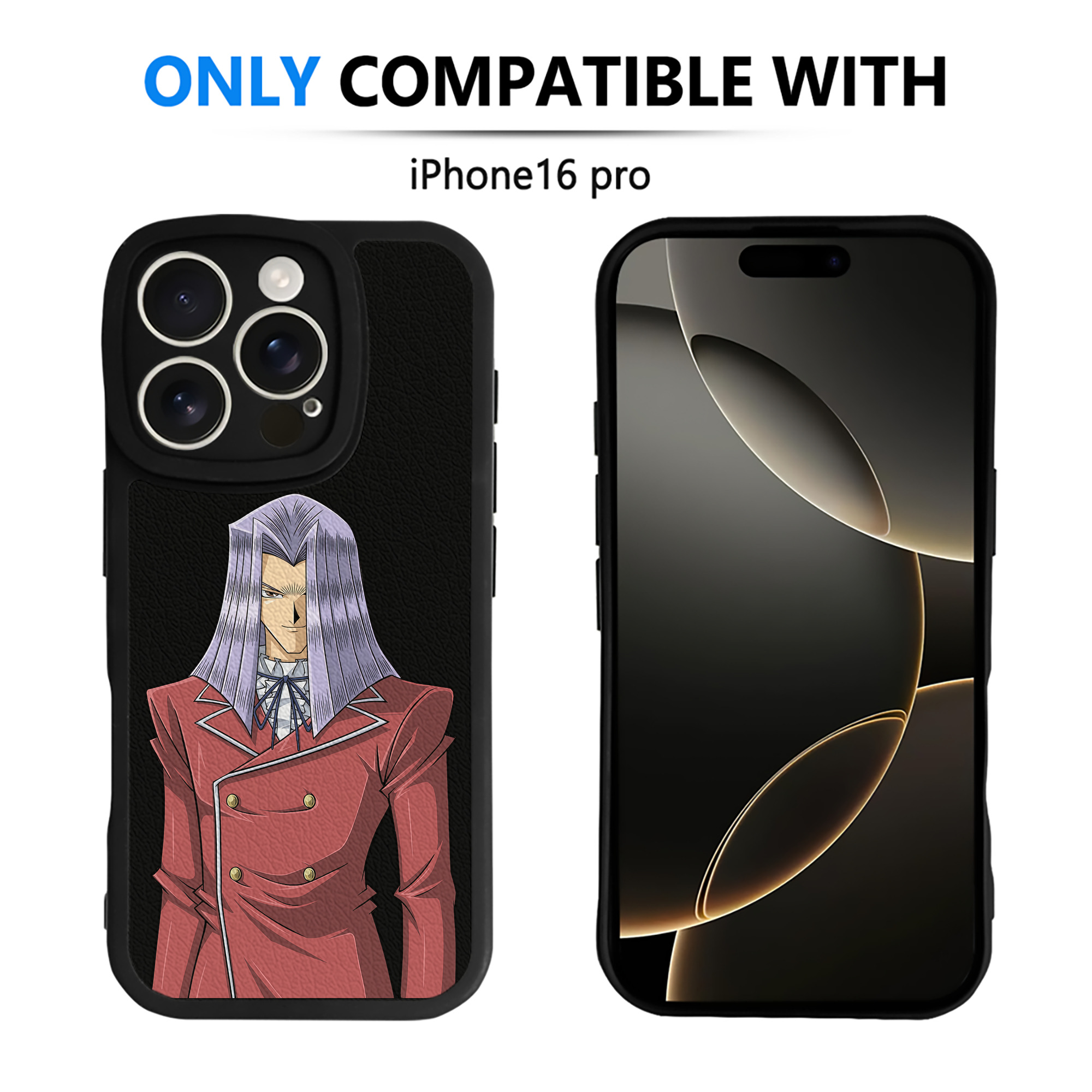 遊☆戯☆王 Yu-Gi-Oh! 【iPhone 16シリーズ対応】シリコンスマホケース（レザー調） 材質：シリコン